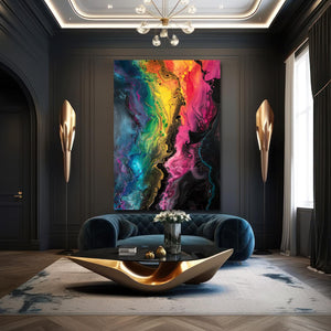Abstract Art Spectrum Flow | MusaArtGallery™
