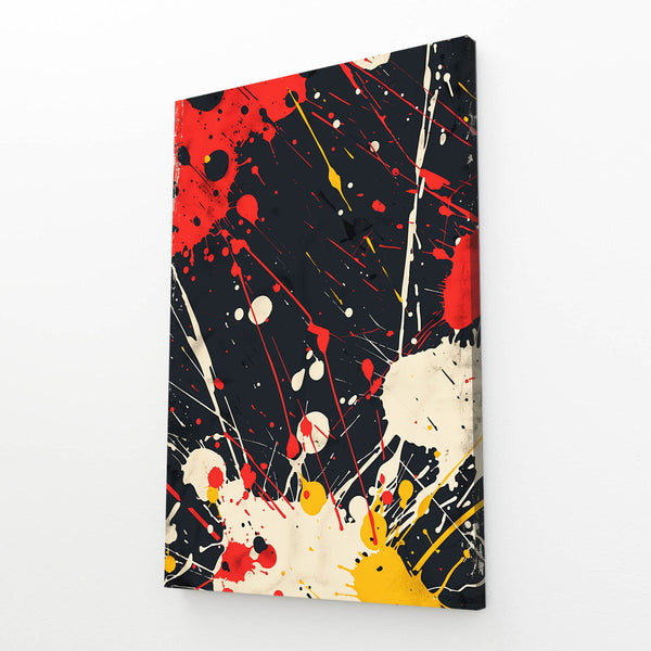 Abstract Art Splatter Impact | MusaArtGallery™