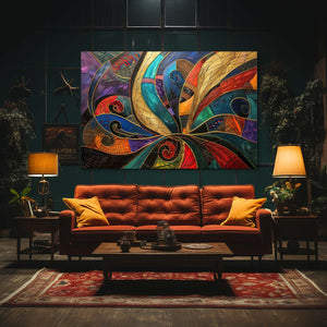 Abstract Art Vibrant Harmony | MusaArtGallery™