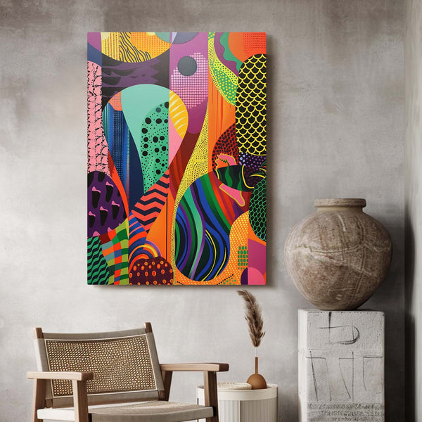 Abstract Art Vibrant Pulse | MusaArtGallery™