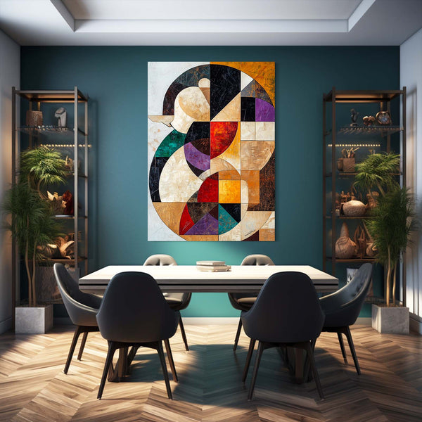 Abstract Bear Wall Art