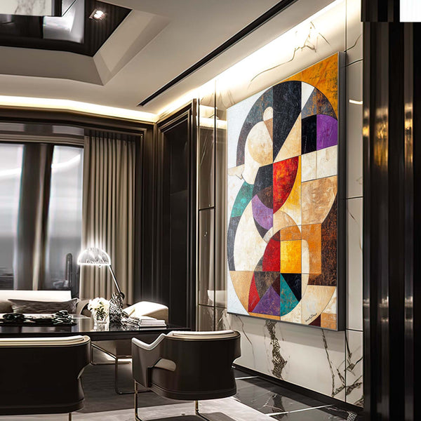 Abstract Bear Wall Art