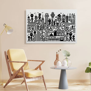 Abstract Black and White Art | MusaArtGallery™