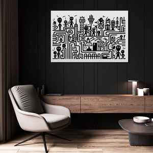 Abstract Black and White Art | MusaArtGallery™