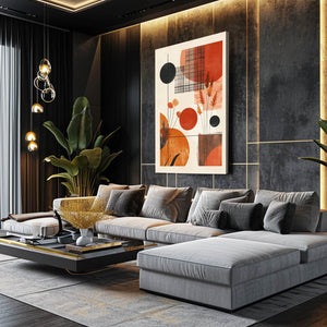 Abstract Boho Canvas Art | MusaArtGallery™