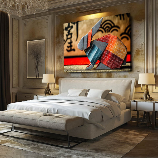 Abstract Bunny Wall Art