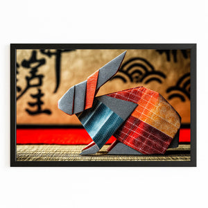 Abstract Bunny Wall Art