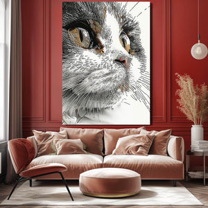Amazing Cat Art Canvas | MusaArtGallery™