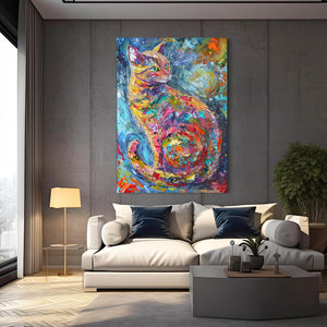 Abstract Cat Art | MusaArtGallery™