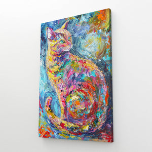 Abstract Cat Art | MusaArtGallery™