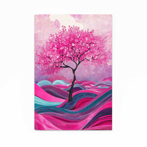 Abstract Cherry Blossom Tree Wall Art