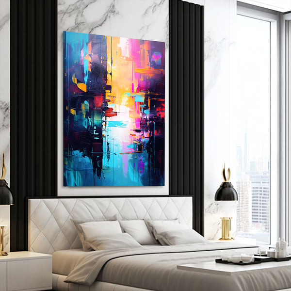 Abstract Colorful Texture Wall Art | MusaArtGallery™