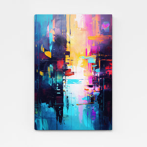 Abstract Colorful Texture Wall Art | MusaArtGallery™