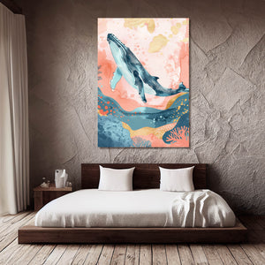 Abstract Colors Whale Art | MusaArtGallery™