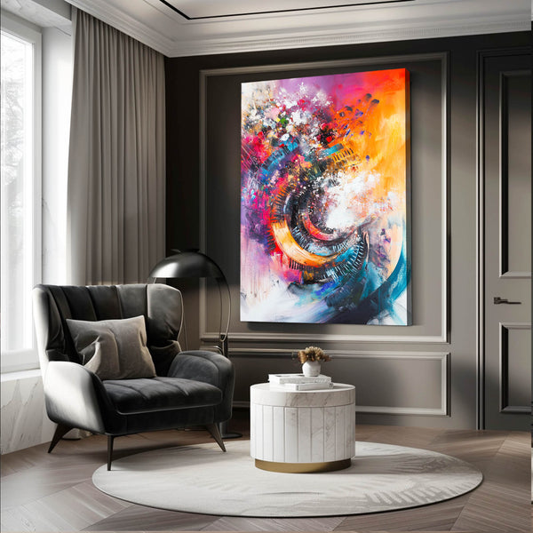 Abstract Cosmic Burst Art | MusaArtGallery™