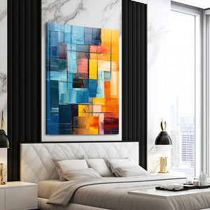 Abstract Colored Wall Art | MusaArtGallery™