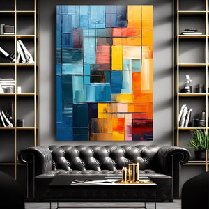 Abstract Colored Wall Art | MusaArtGallery™