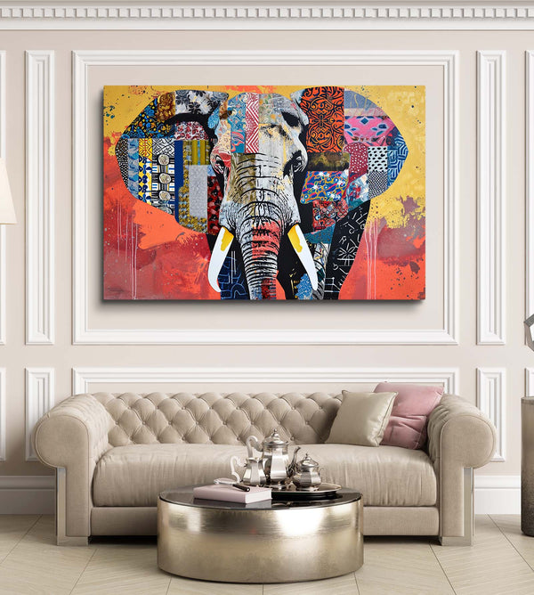 Abstract Elephant Art | MusaArtGallery™