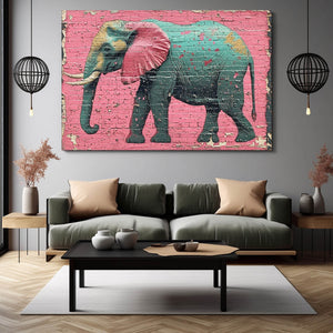 Abstract Elephant Wall Art | MusaArtGallery™