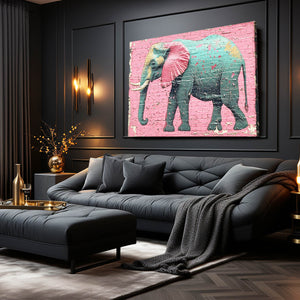 Abstract Elephant Wall Art | MusaArtGallery™