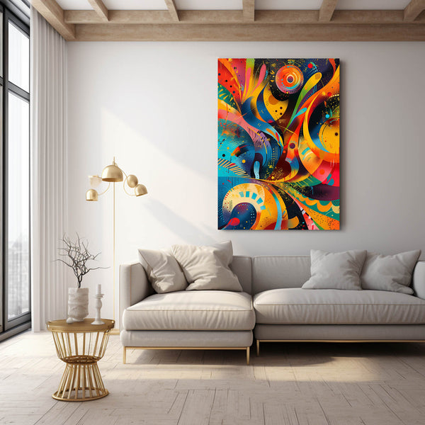 Abstract Energy Mexican Wall Art | MusaArtGallery™