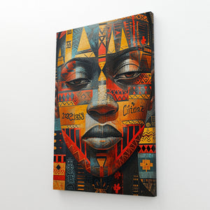 Abstract Face African Art | MusaArtGallery™