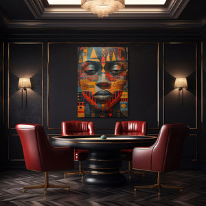 Abstract Face African Art | MusaArtGallery™