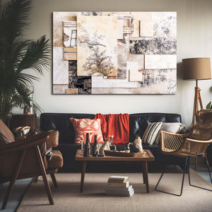 Abstract Farmhouse Wall Decor