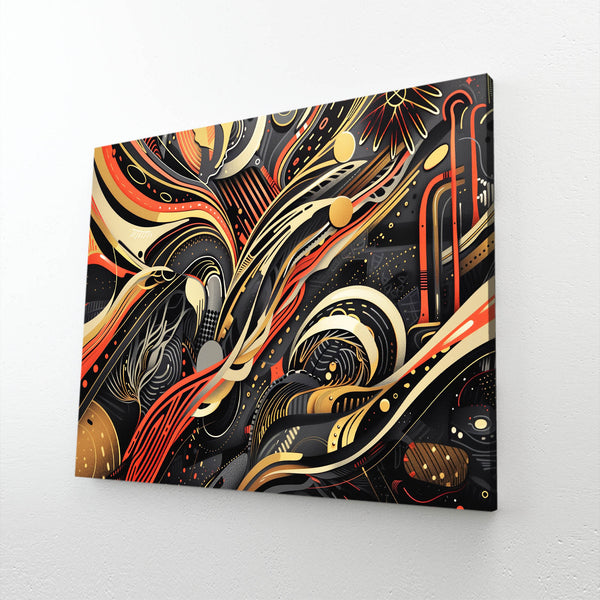  Abstract Flower Mexican Wall Art | MusaArtGallery™