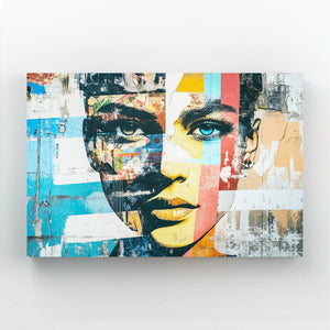 Abstract Gaze Cool Wall Art | MusaArtGallery™