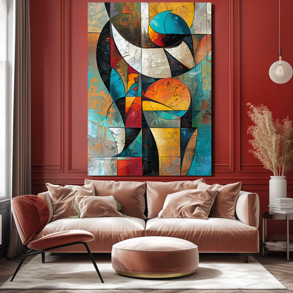 Abstract Geometric Mexican Wall Art | MusaArtGallery™