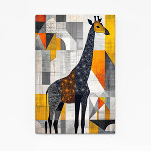 Abstract Giraffe Artwork