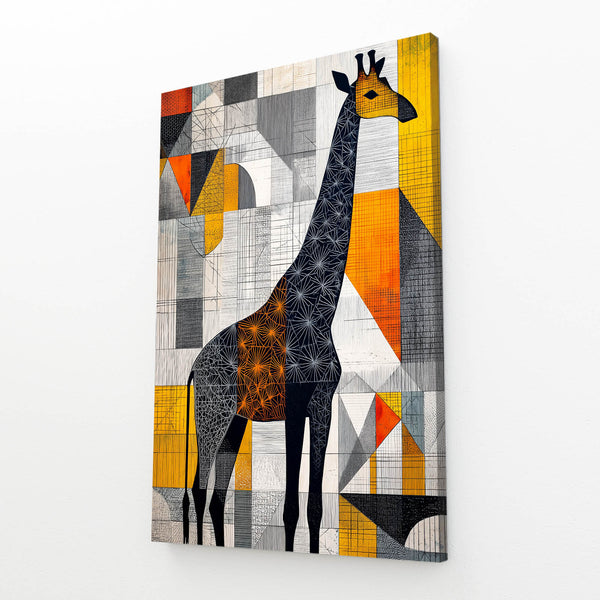 Abstract Giraffe Artwork
