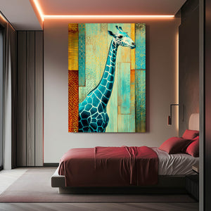 Abstract Giraffe Wall Art