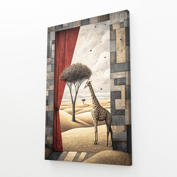 Abstract Giraffe Wall Decor