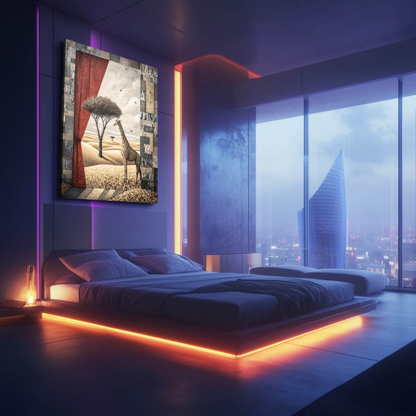 Abstract Giraffe Wall Decor