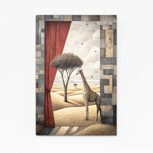 Abstract Giraffe Wall Decor