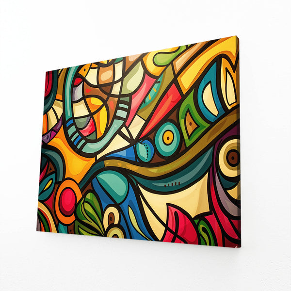 Abstract Harmony Mexican Wall Art | MusaArtGallery™