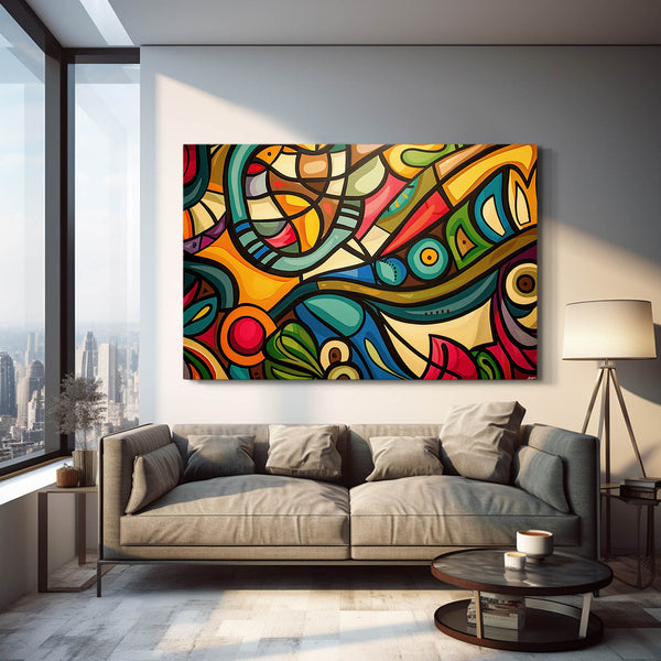 Abstract Harmony Mexican Wall Art | MusaArtGallery™