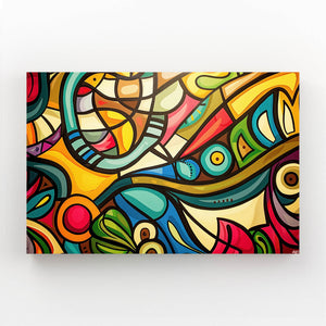 Abstract Harmony Mexican Wall Art | MusaArtGallery™