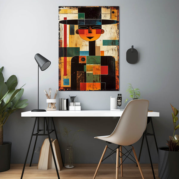 Abstract Hombre Mexican Wall Art | MusaArtGallery™