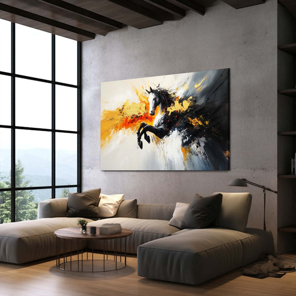 Abstract Horse Artwork