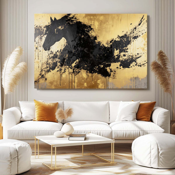 Abstract Horse Wall Art
