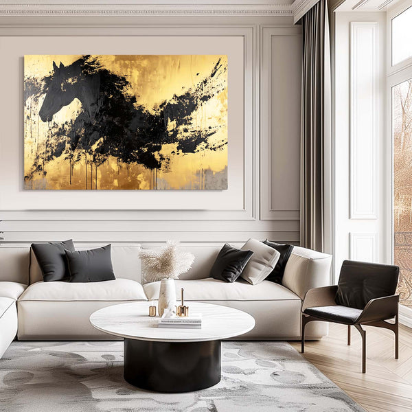 Abstract Horse Wall Art