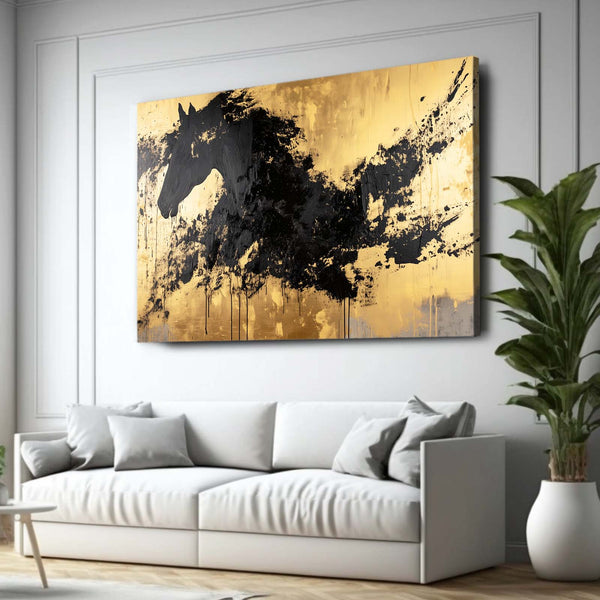 Abstract Horse Wall Art