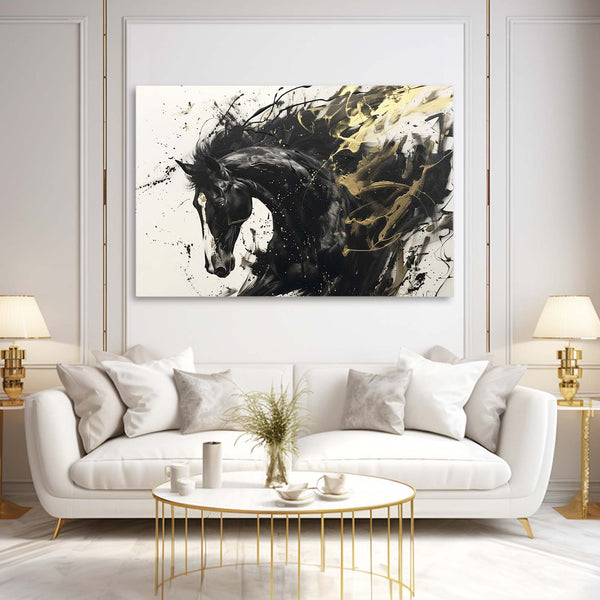 Abstract Horse Wall Decor