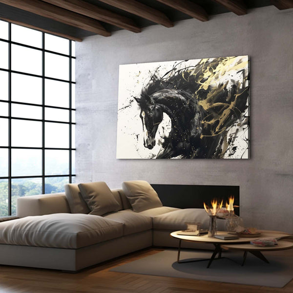 Abstract Horse Wall Decor