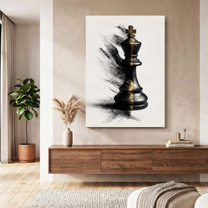 Abstract King Chess Art