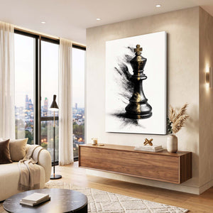 Abstract King Chess Art