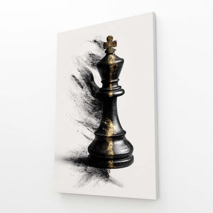 Abstract King Chess Art